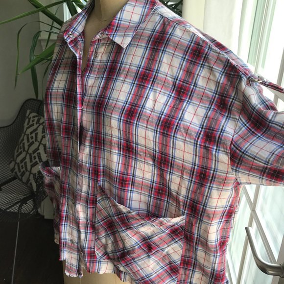 Plaid ZARA Cropped Top - Picture 7 of 11